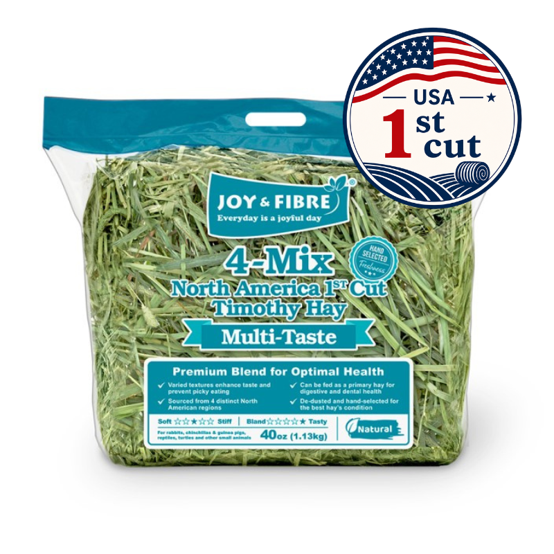 Joy & Fibre 4-Mix North American 1st Cut Timothy Hay - 40oz
