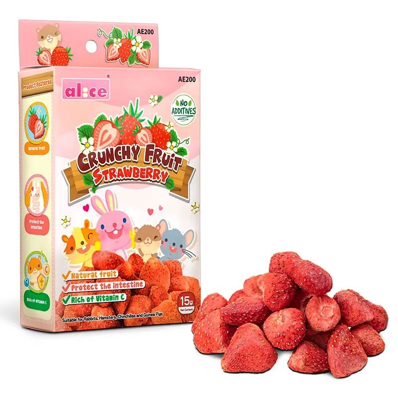 Alice Crunchy Fruit Strawberry- 15g