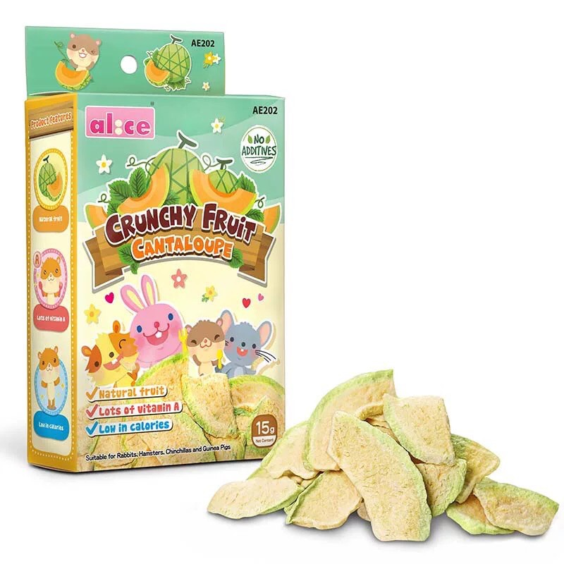 Alice Crunchy Fruit Cantaloupe - 15g