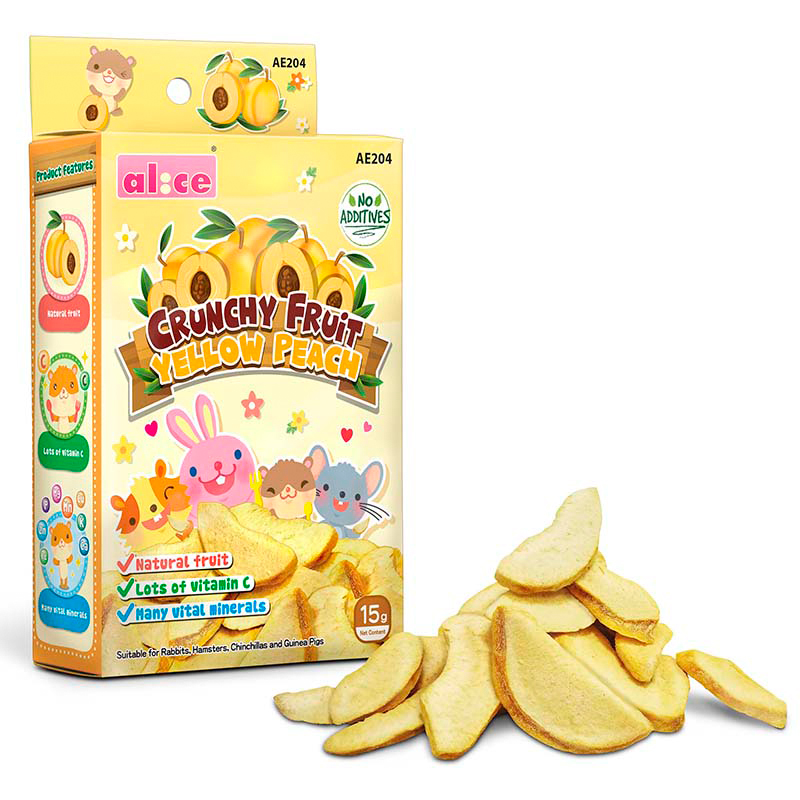 Alice Crunchy Fruit Yellow peach - 15g