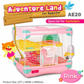 Alice Adventure Land for hamster(Small/Single Deck) - Pink