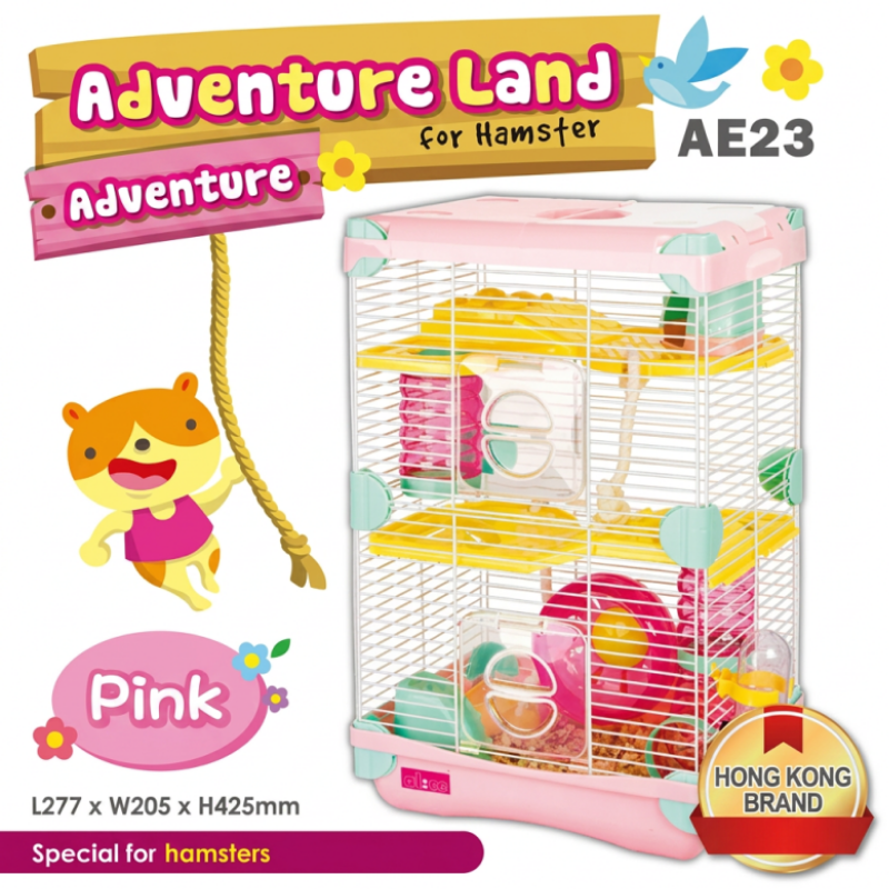 Alice Adventure Land(Small/Double Deck) - Pink