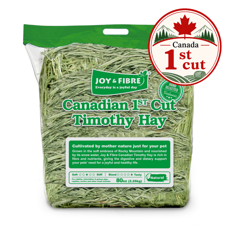 Joy & Fibre Canadian 1st Cut Timothy Hay - 80oz