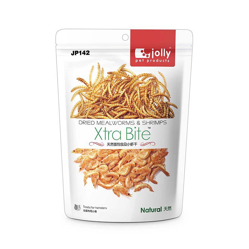 Jolly Xtra Bite Dried Mealworm & Shrimps - 60g