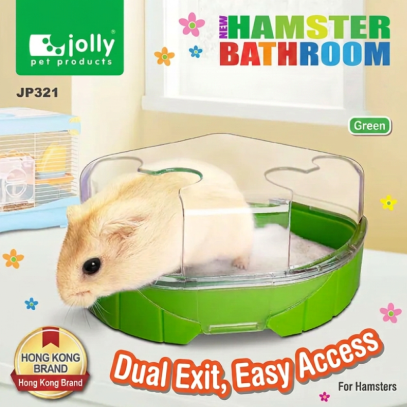 Jolly Hamster Bathroom - Green