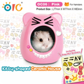 OIC Kitty-shaped Ceramic House (Pink) - S