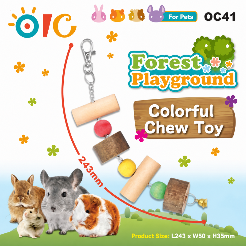 OIC Colorful Chew Toy