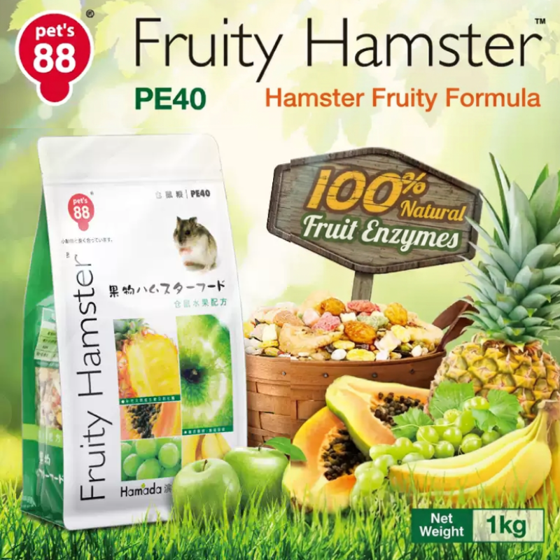 Pet's 88 Fruity Hamster Food - 1kg